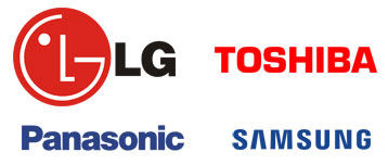 Logos de marques des équipement d'affichage