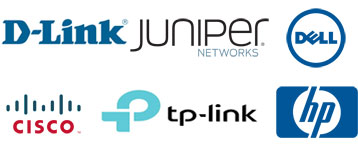 Logos de marques des équipements de réseau